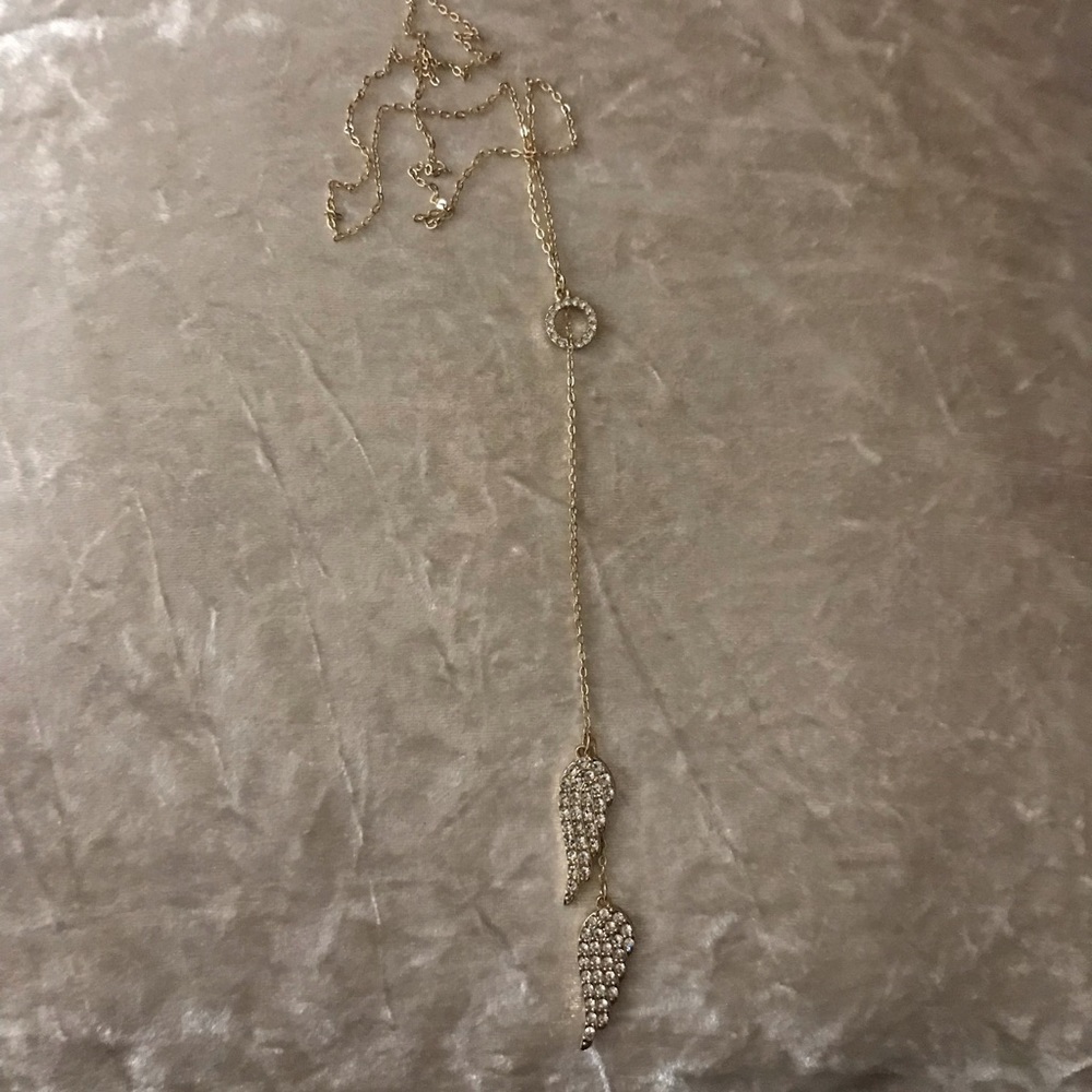 Victoria’s Secret Long Angel Wing Wrap Necklace